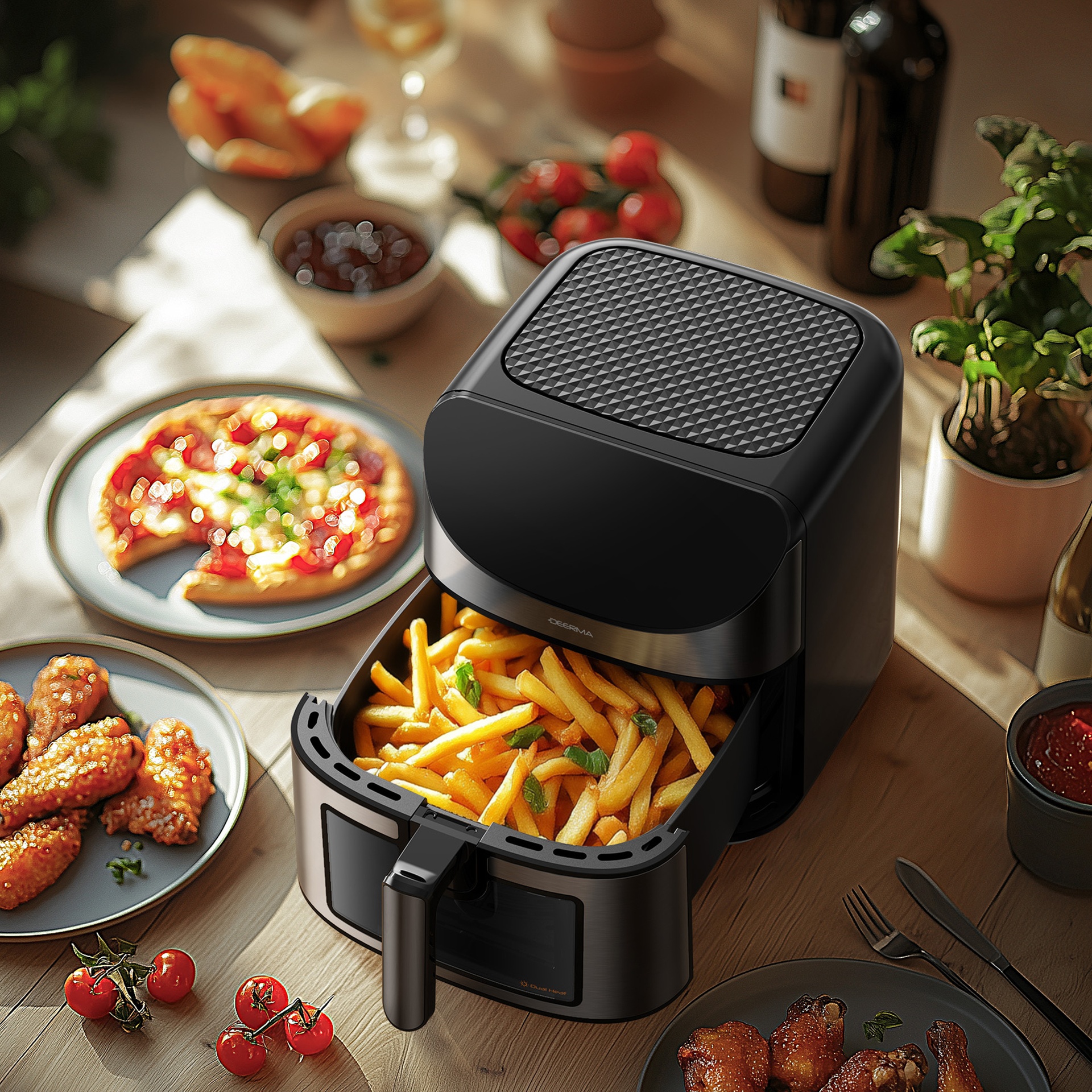 DEERMA Air Fryer DEM-KZ150W 2