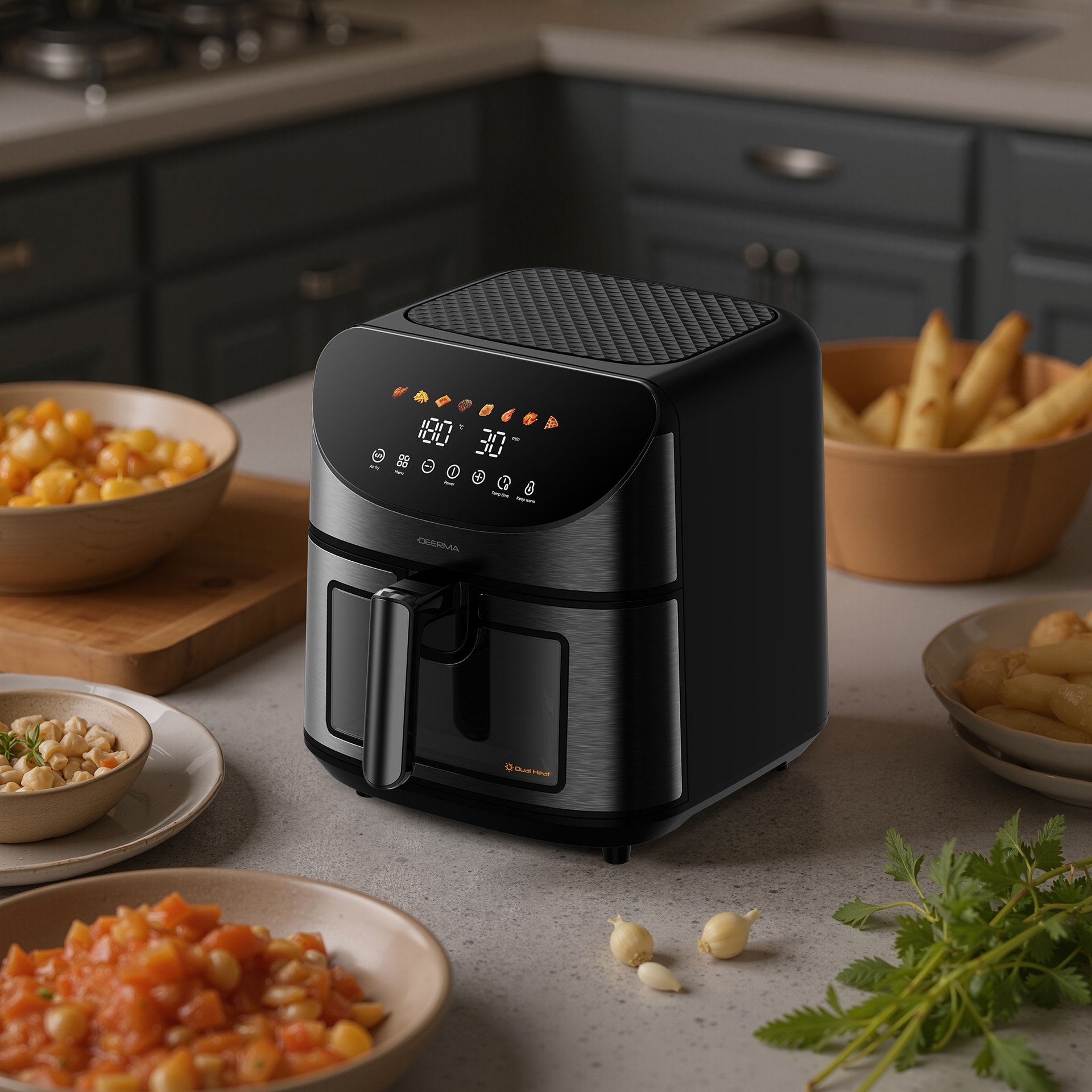 DEERMA Air Fryer DEM-KZ150W 4