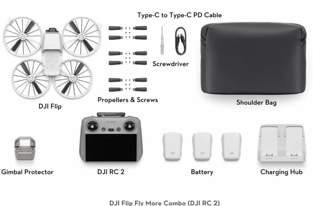 DJI FLIP FLY MORE COMBO (DJI RC2) (GL) 6