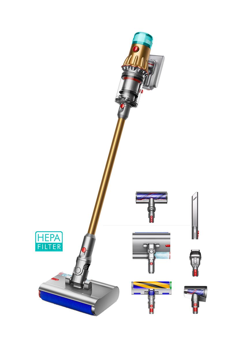 Dyson V12s Detect Slim Submarine™ шал угаагчтай утасгүй тоос сорогч (Gold/Gold) 2
