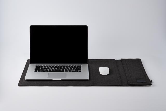 Hands 8. 4-in-1 Protective Magnetic Laptop Sleeve Case with Mouse Mat & Accessory Pouch 37