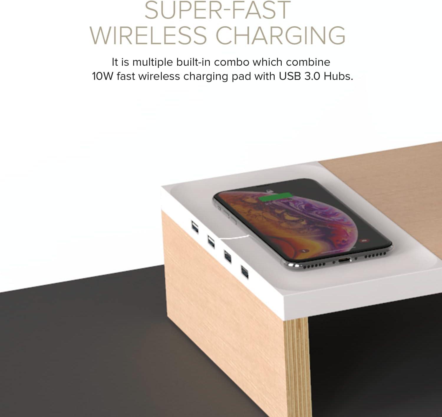 Monitor Wireless Charging Station /Pout Eyes 9 Dual утасгүй цэнэглэгчтэй хос дэлгэцийн суурь/ 20