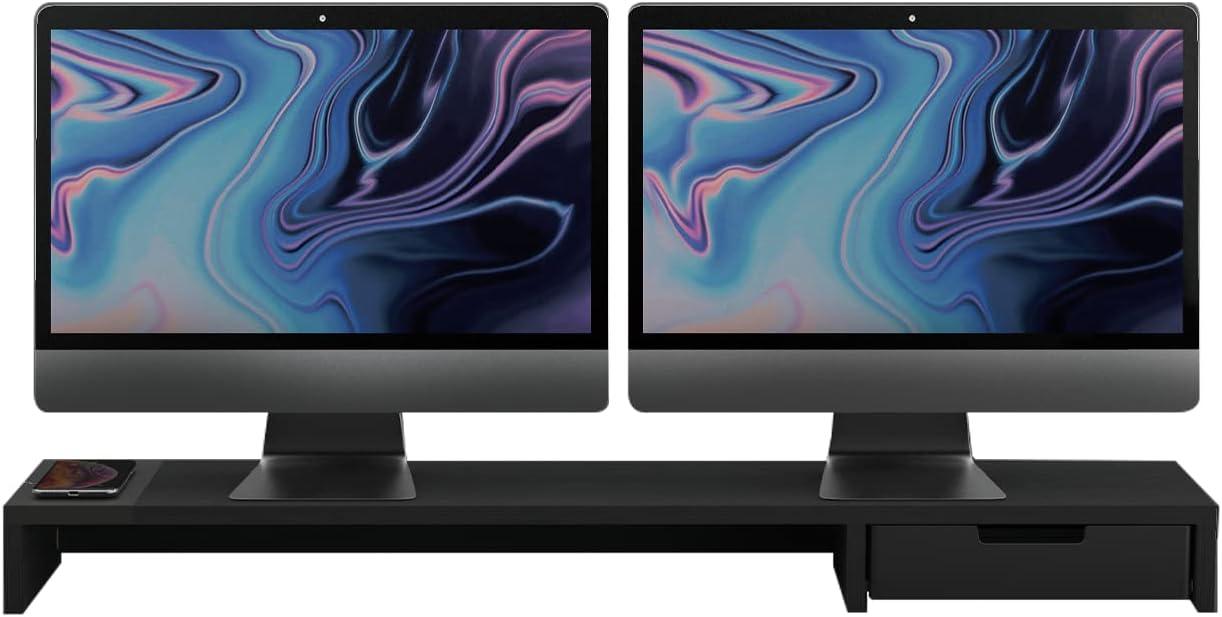 POUT Monitor Wireless Charging Station /Pout Eyes 9 Dual утасгүй цэнэглэгчтэй хос дэлгэцийн суурь/ 2