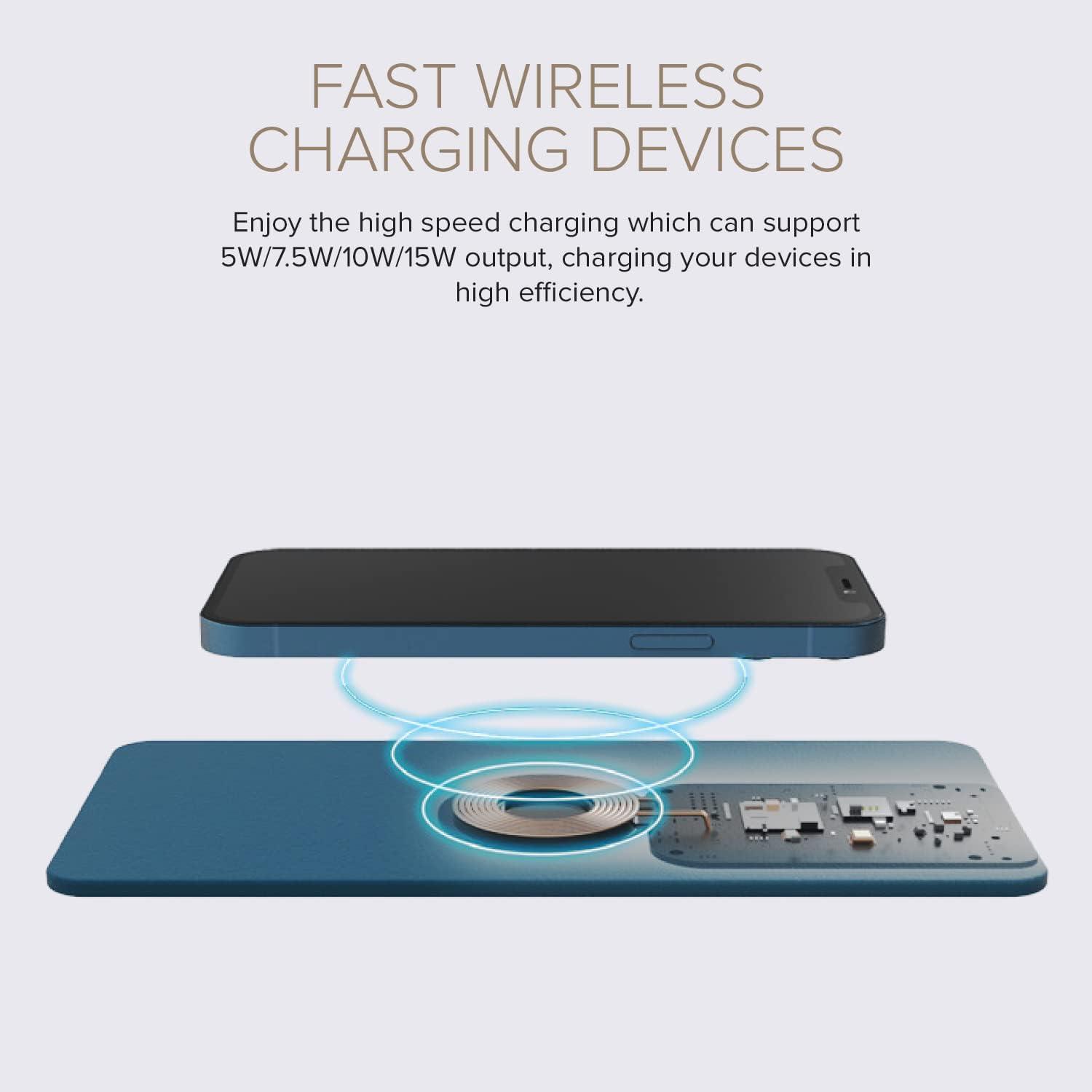 HANDS 3 SPLIT MAX - Detahcable Fast Wireless Charging Mouse Pad With Tray 5