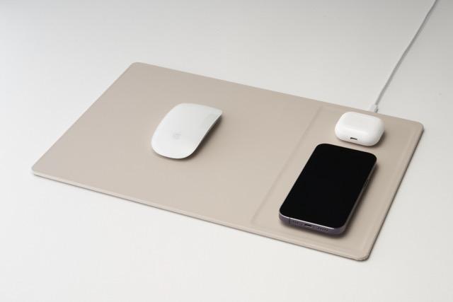 HANDS 3 PRO DUAL - 3-in-1 Wide Space Dual Fast Wireless Charing Mouse Pad 25