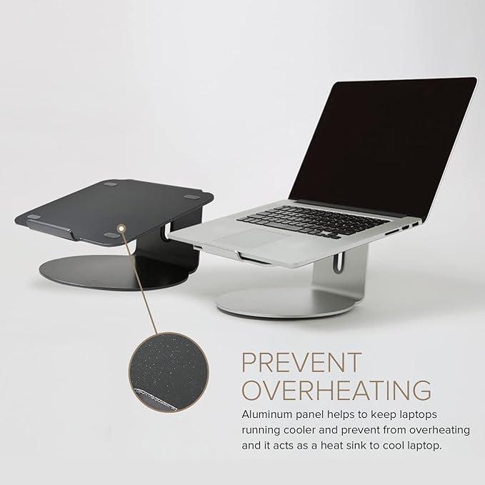 Eyes 4 - Laptop Stand with 360 Rotating Base & Built-in Cable Ring 12