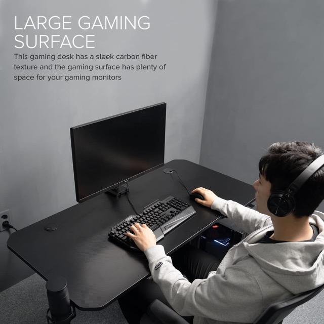 Game Station 1 RGB LED Gaming Desk 17