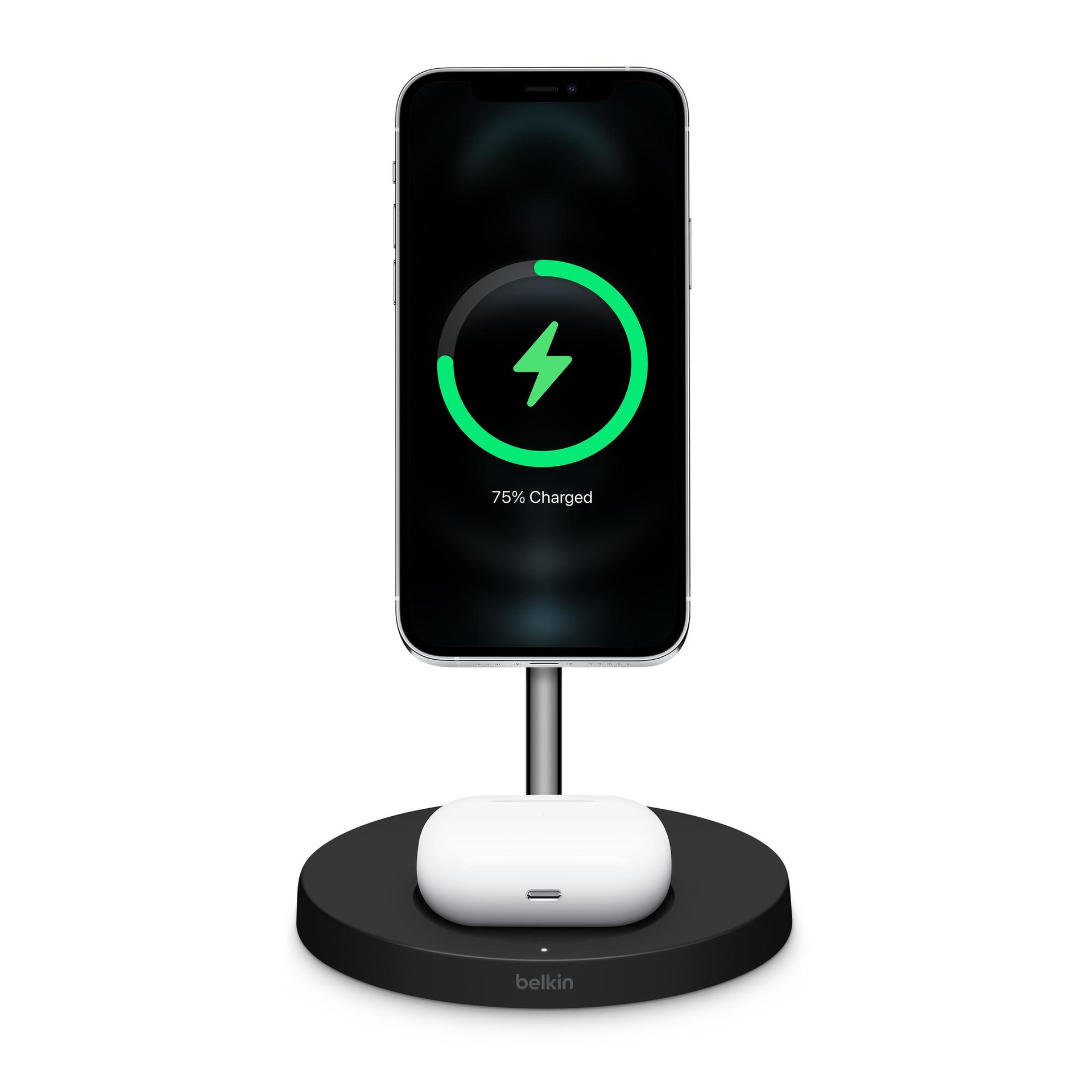 Belkin BOOST CHARGE™ PRO 2-in-1 Wireless Charger Stand with MagSafe 6