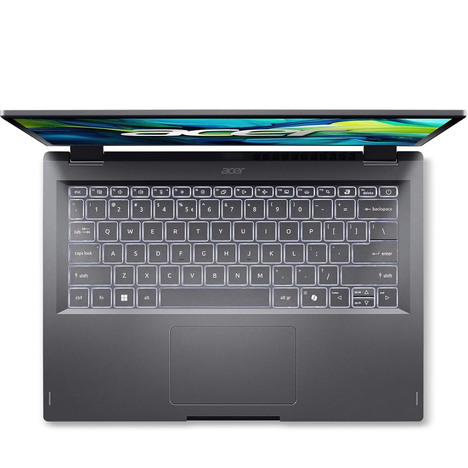 Acer Aspire Spin 14 ASP14-51N-70S3, Intel Core Ultra 7-155U, DDR5 16GB RAM, 512GB PCIe Gen4 SSD, Intel Arc Graphics, 14-inch WUXGA, Win11 Home, Steel Grey 2