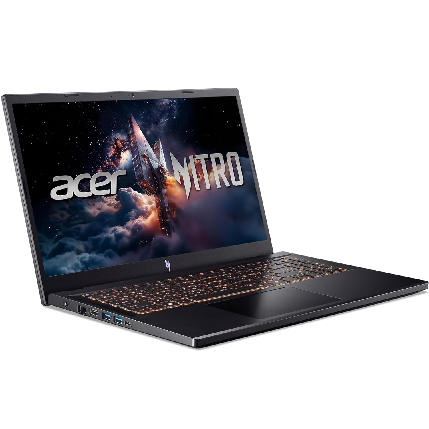 Acer Nitro V 15 ANV15-52-7354 Intel Core 7-240H, DDR5 16GB RAM, 512GB PCIe NVMe SSD, NV RTX4050 6GB, 15.6-inch 165Hz IPS FHD, Win11 Home, Black 2