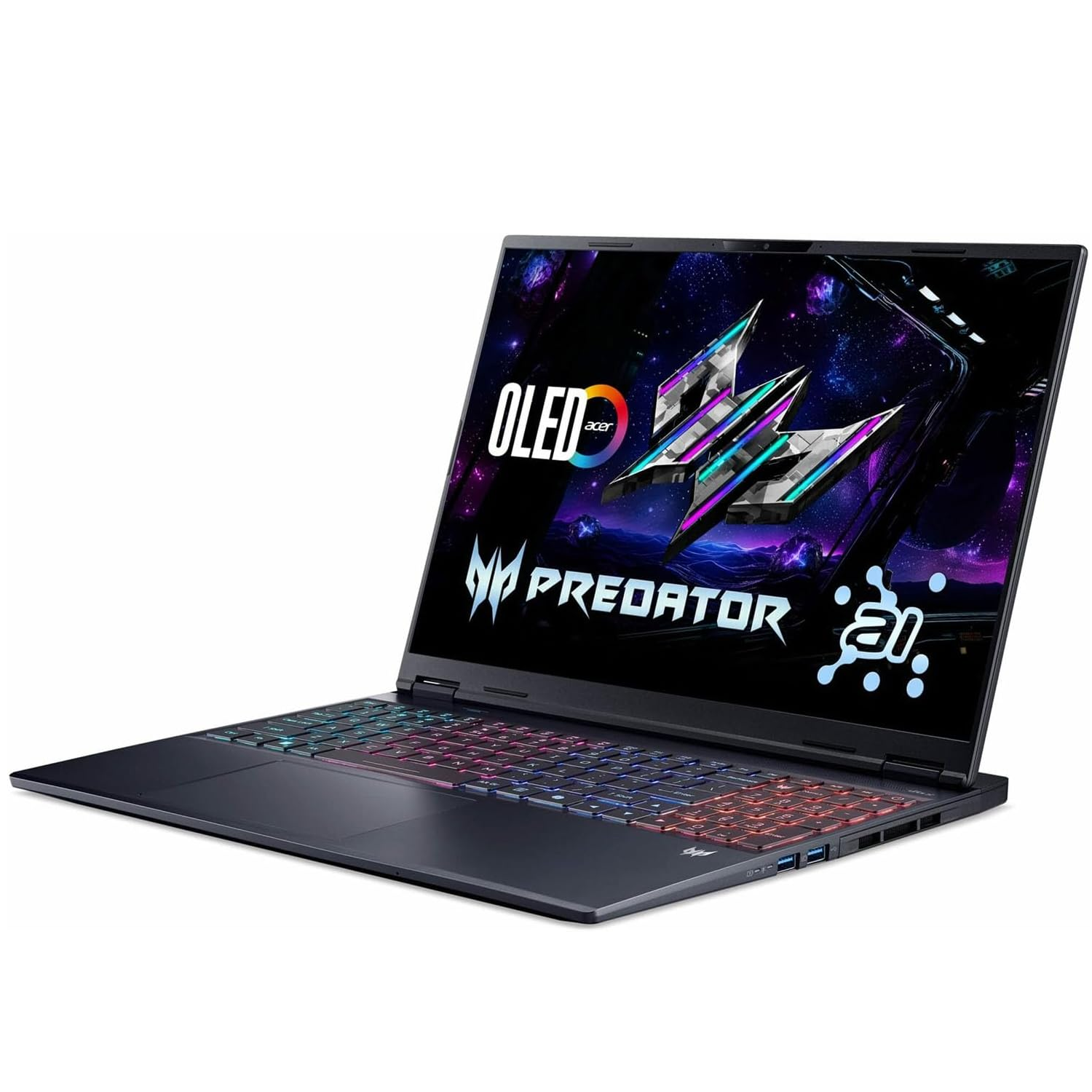 Acer Predator Helios Neo 16S AI PHN16S-71-902G Intel Core Ultra 9 275HX, DDR5 32GB RAM, 1TB PCIe NVMe SSD, NV RTX5070 8GB, 16-inch 165Hz WQXGA OLED, Win11 Home, Black 2