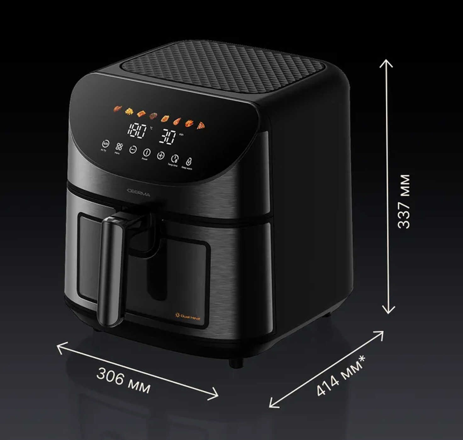DEERMA Air Fryer DEM-KZ150W 2