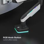 EYES 19 Single - Single Heavy-Duty Gaming Monitor Arm with RGB Lights