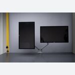 ​  EYES 13 Dual - Full motion Aluminium gas spring monitor arm