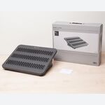 KomFort Massager Footrest - Ergonomic Multi-Position Angle Adjustable Footrest with Massage Surface