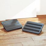 KomFort Massager Footrest - Ergonomic Multi-Position Angle Adjustable Footrest with Massage Surface