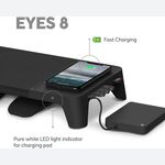EYES 8 - 3-in-1 Monitor Stand Hub with Fast Wireless Charging Pad