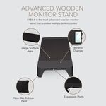 EYES 8 - 3-in-1 Monitor Stand Hub with Fast Wireless Charging Pad