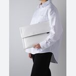 Hands 8. 4-in-1 Protective Magnetic Laptop Sleeve Case with Mouse Mat & Accessory Pouch