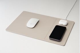 HANDS 3 PRO DUAL - 3-in-1 Wide Space Dual Fast Wireless Charing Mouse Pad