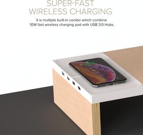 Monitor Wireless Charging Station /Pout Eyes 9 Dual утасгүй цэнэглэгчтэй хос дэлгэцийн суурь/