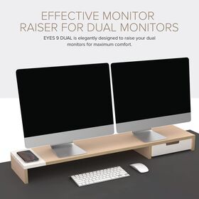 Monitor Wireless Charging Station /Pout Eyes 9 Dual утасгүй цэнэглэгчтэй хос дэлгэцийн суурь/