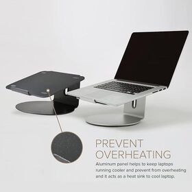 Eyes 4 - Laptop Stand with 360 Rotating Base & Built-in Cable Ring