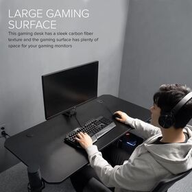 Game Station 1 RGB LED Gaming Desk