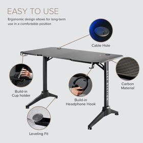 Game Station 1 RGB LED Gaming Desk