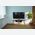 EYES 18 - Corner TV Floor Stand with Large Capacity Open Storage