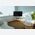 EYES 18 - Corner TV Floor Stand with Large Capacity Open Storage
