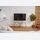EYES 18 - Corner TV Floor Stand with Large Capacity Open Storage